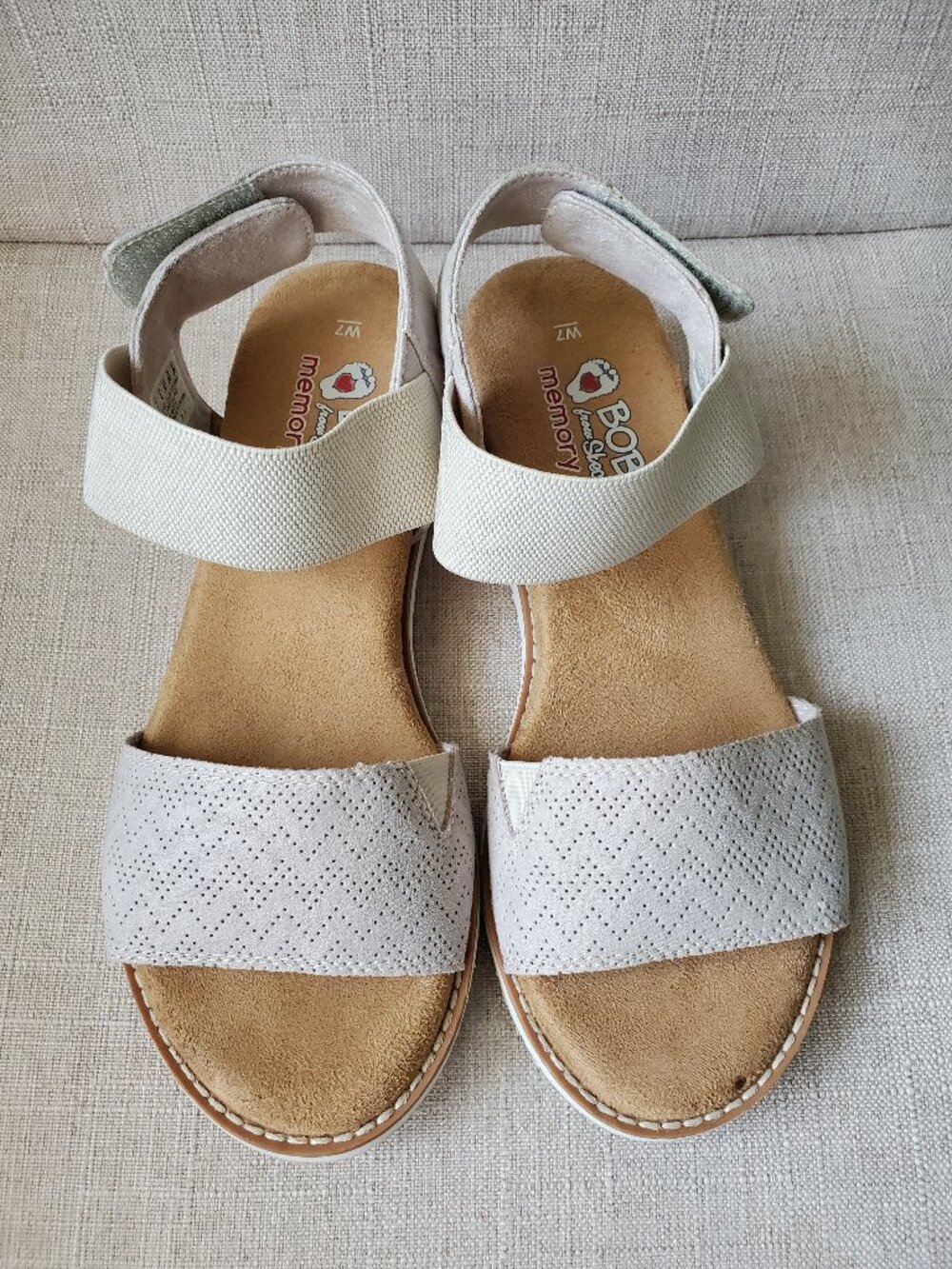 BOBS from Skechers Desert Kiss Sandals Off-white 7